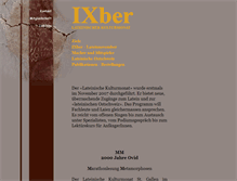 Tablet Screenshot of ixber.ch